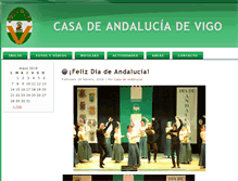 Tablet Screenshot of casadeandaluciadevigo.com